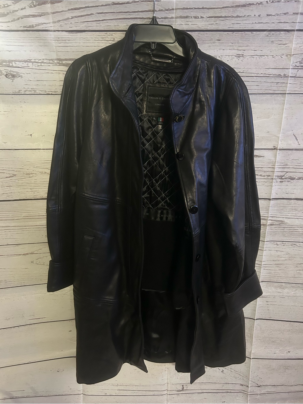Knoles & Carter Black Leather Jacket